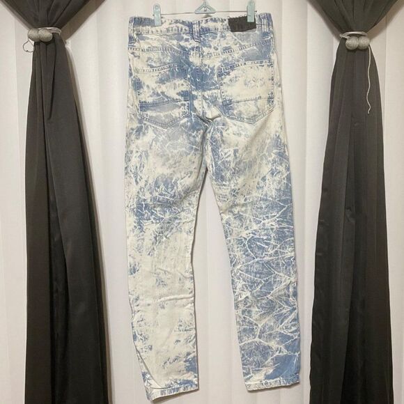 Mousai MENS denim blue distressed jeans - Picture 3 of 5